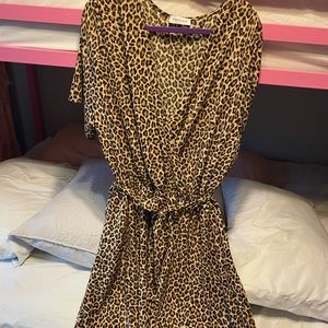 Plus Size Leopard Dress